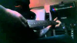 Guitar Cover for Through the eyes of the dead "Force fed Trauma"