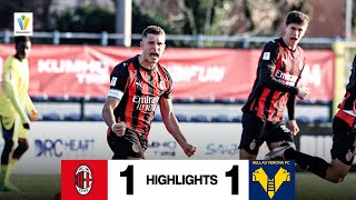 Scotti-gol, ma Primavera bloccata dall'Hellas | AC Milan 1-1 Verona | Primavera 