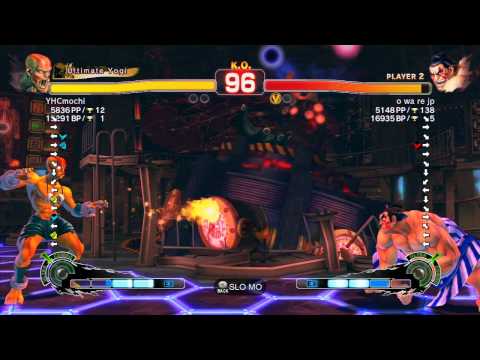SSF4 AE 2012: YHCmochi (Dhalsim) vs o wa re jp (Honda) - Xbox Live Ranked Match