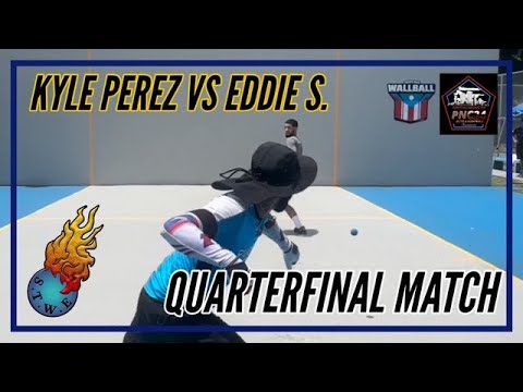 Kyle Perez Vs Eddie S - Quarterfinal Match - PNC 2024 “B” Singles Handball Tournament