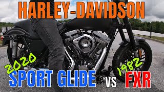 2020 Harley-Davidson Sport Glide vs 1982 Harley-Da