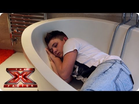 Nicholas wins the award for Most Sleepiest Housemate - Live Week 3 - The Xtra Factor 2013