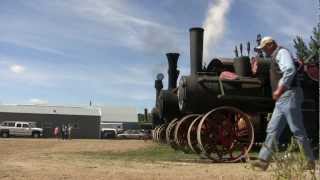preview picture of video 'Steam Engines rolling out for the Parade of Giants at the 2012 Dalton Threshing Show'