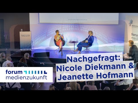 Nachgefragt: Nicole Diekmann & Jeanette Hofmann