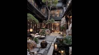 Download lagu The Most BEAUTIFUL Modern Chinese Courtyard House! 🏮 #shorts mp3