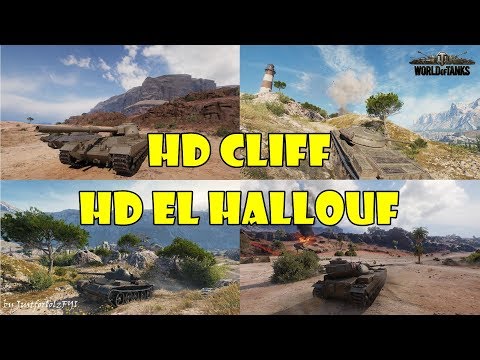 World of Tanks - PURE Gameplay (HD Cliff | T-62A & HD El Hallouf | FV215b)