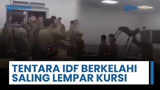 Saling Lempar Kursi hingga Nyaris Adu Jotos, Puluhan Tentara Israel Berkelahi di Pangkalan Militer