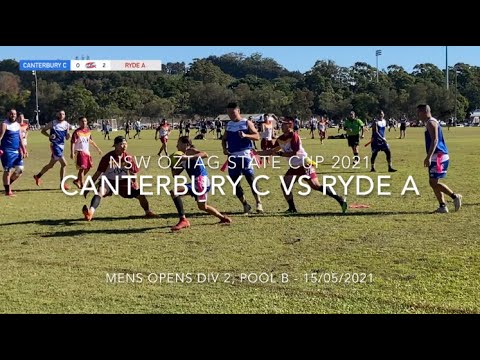 Oztag State Cup 2021 - Canterbury C vs Ryde A - Mens Opens - 15/05/21