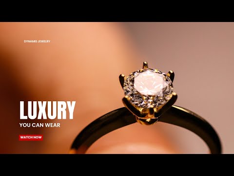 Pure Luxury! ✨ 1 Carat Stone Set in 18K Gold Ring