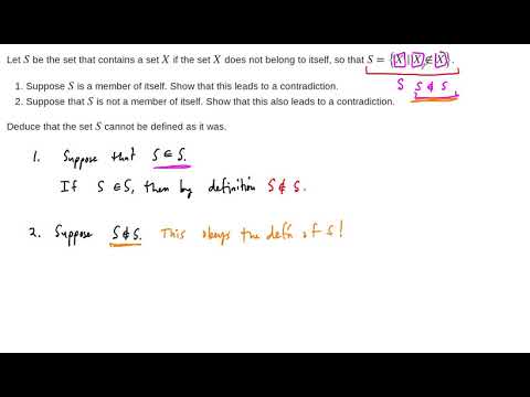 Example: Russell's Paradox