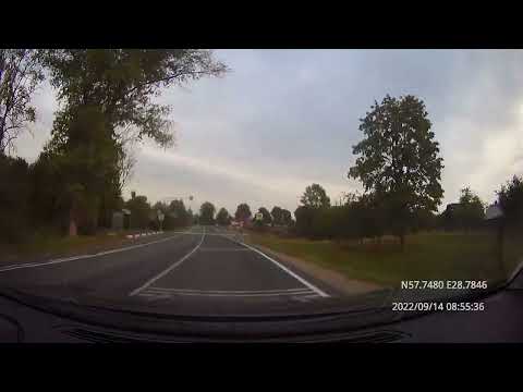 Driving in Pskov region: Псков - Порхов 14/09/2022 (timelapse 4x)