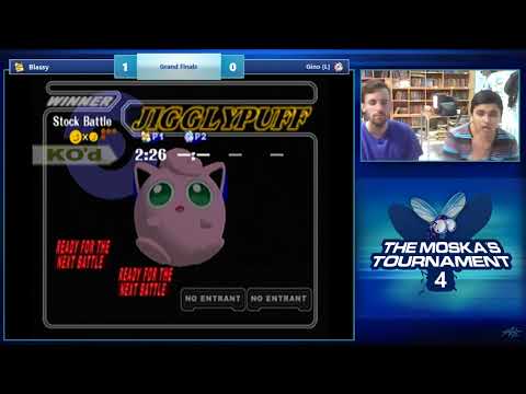 The Moska's 4 SSBM - Blassy (Fox) vs Gino (Jigglypuff) - Grand Finals