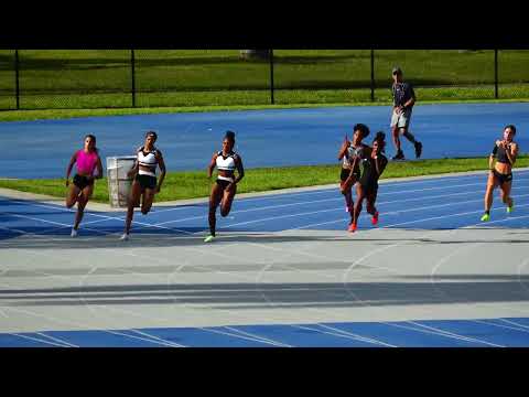 Women 200m Finals Section 2 Tru Fit Athletic Sprint Series #2 2022 Tropical Park, Miami, FL
