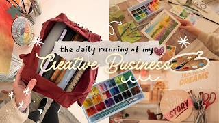 everything I’ve been up to lately... ☁️ very chatty studio vlog & small business reality