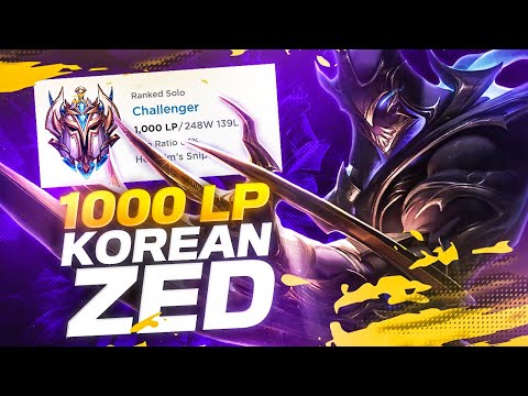 ZED ONLY TO KOREAN RANK 1??? 1250LP AND ONLY CLIMBING - ZED99 REVIEW