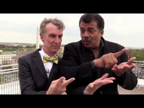 Bill Nye & Neil DeGrasse Tyson on a Roof