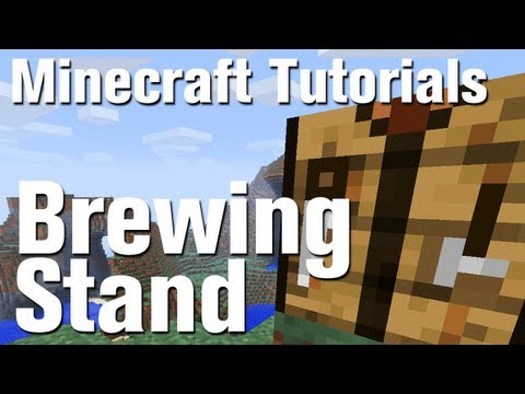 Minecraft Tutorial: How to Make a Brewing Stand and Potions in Minecraft