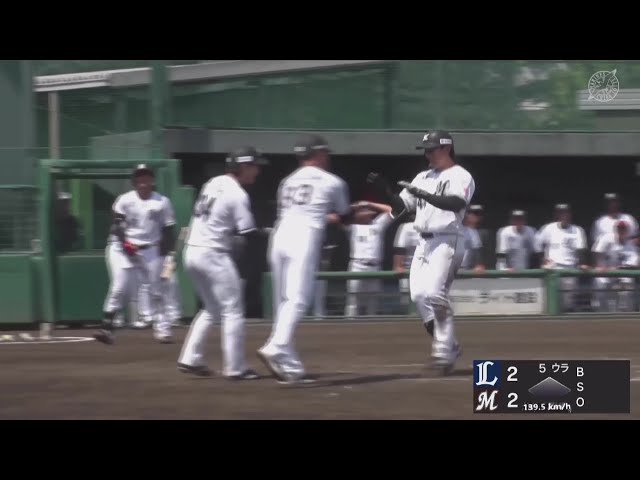 【ファーム】逆転アーチ!! マリーンズ・宮崎竜成 打った瞬間それとわかる2ランホームラン!! 2025年5月5日 千葉ロッテマリーンズ 対 埼玉西武ライオンズ