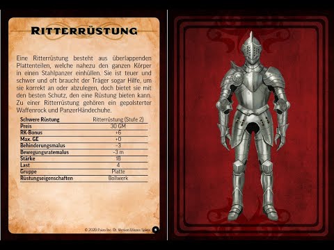 Pathfinder Durchgeblättert Folge 17 - Kartenset Waffen- und Rüstungen