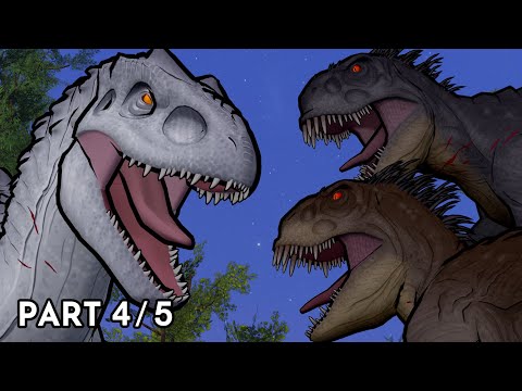 Scorpios Rex vs Indominus Rex | Animation  (Part 4/5)