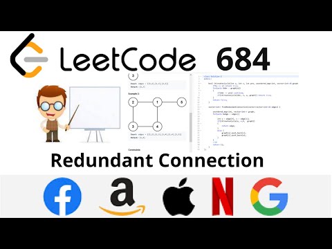 [Leetcode 684] || Redundant Connection || Solution || Explanation