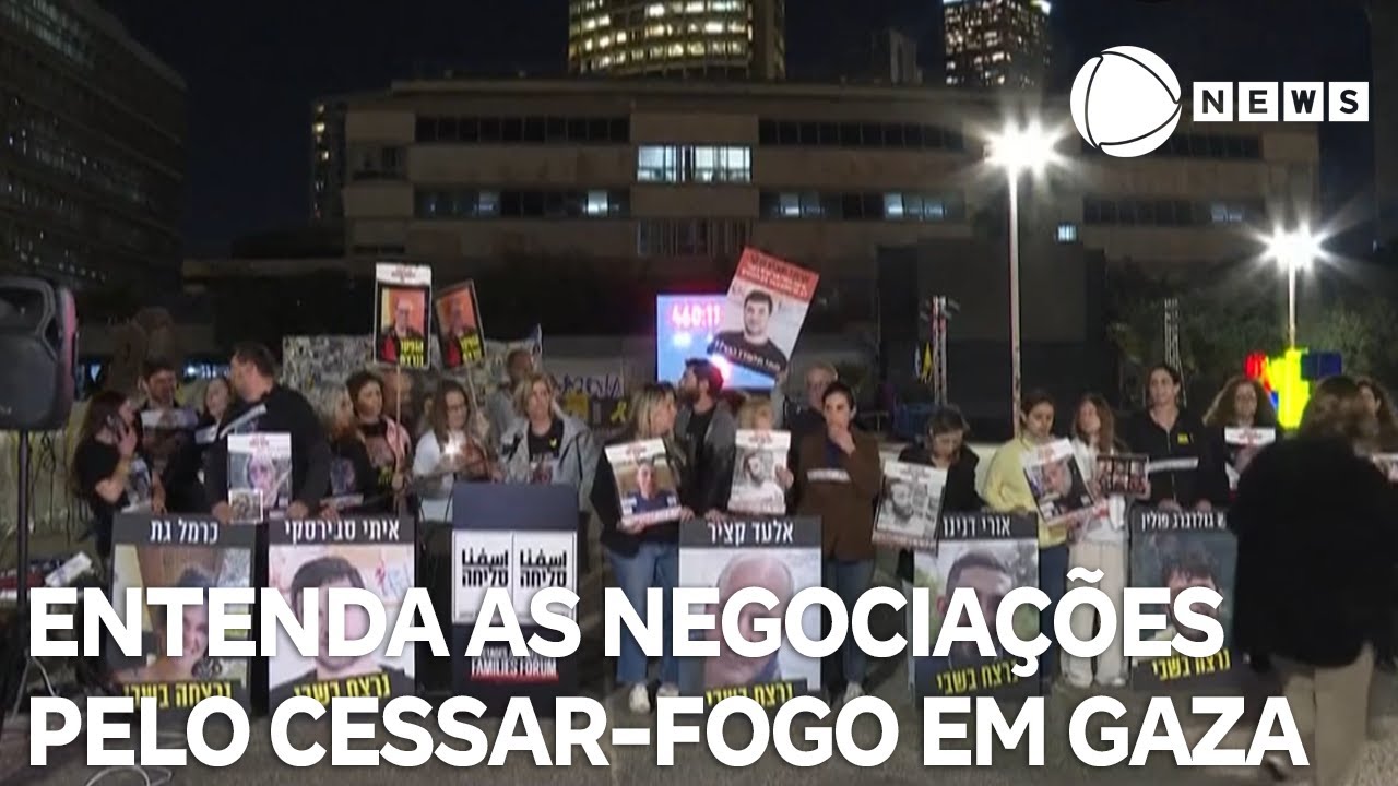 Entenda como ocorrem as negociações para o cessar-fogo em Gaza