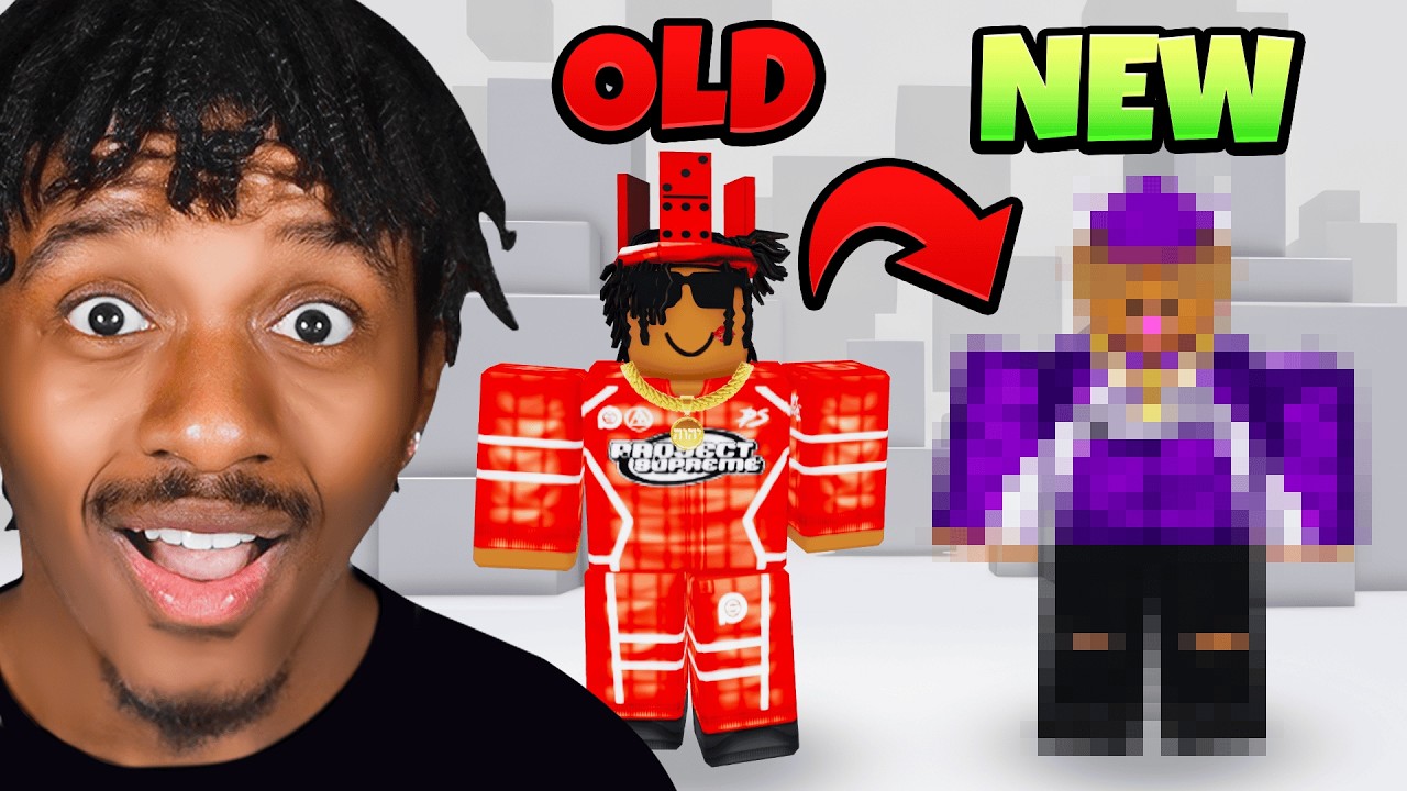 CHANGING MY ROBLOX AVATAR FOREVER...
