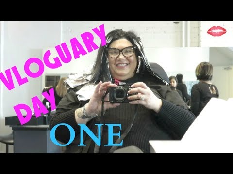 Vloguary Day 1 - February first, heading to the salon