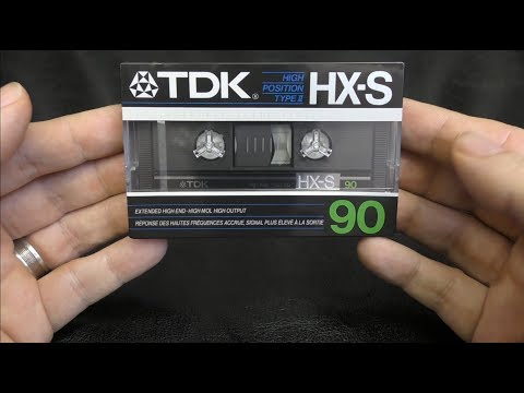 TDK HX-S Type 2 Cassette - 1986 - TDK's only metal particle Type II