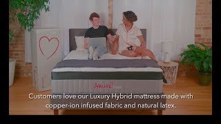 Amore 12.5" Luxury Hybrid Mattress Bundle (California King)