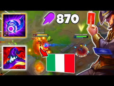 TWISTED FATE MAGE VS ITALIANI - League of Legends ITA #3820