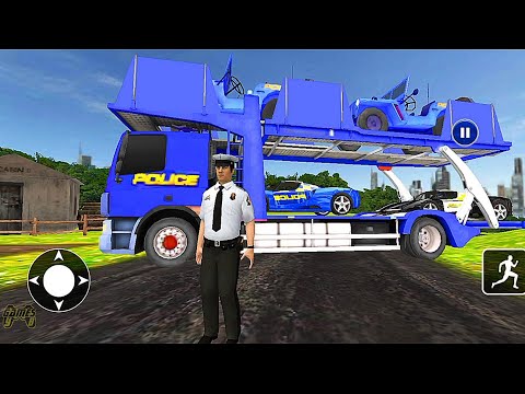 Grand Police Vehicle Transport Truck: Police Car Transport Game 2020 #2 - Android Gameplay