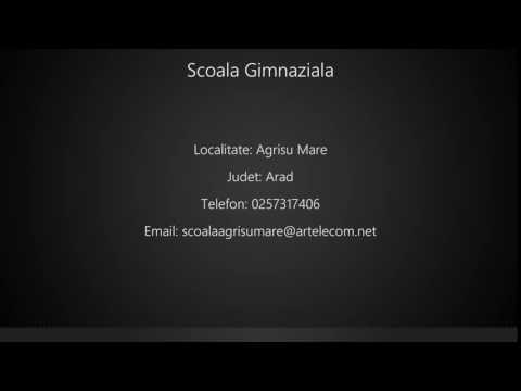 Scoala Gimnaziala Agrisu Mare