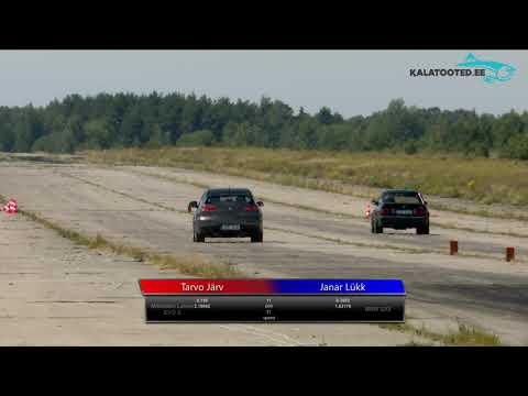Tarvo Järv - Mitsubishi Lancer EVO X vs Janar Lükk - BMW 320i. Dragrace @ EDRA nationals 2019