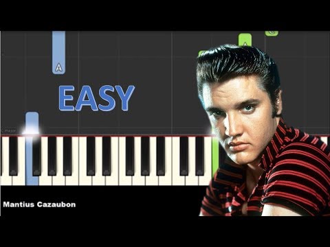 How to play can t help falling in love by elvis presley on piano very easy piano tutorial