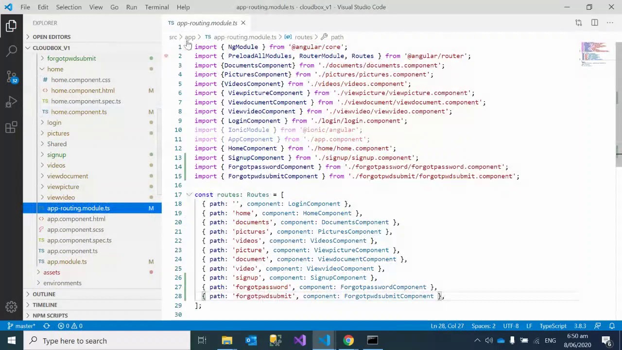 Build Ionic App using Angular 8 Part 3