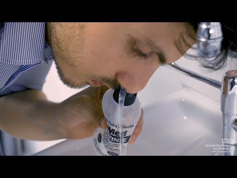 UHS ENT nasal treatment demonstration