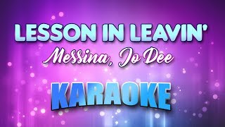 Messina, Jo Dee - Lesson In Leavin&#39; (Karaoke &amp; Lyrics)