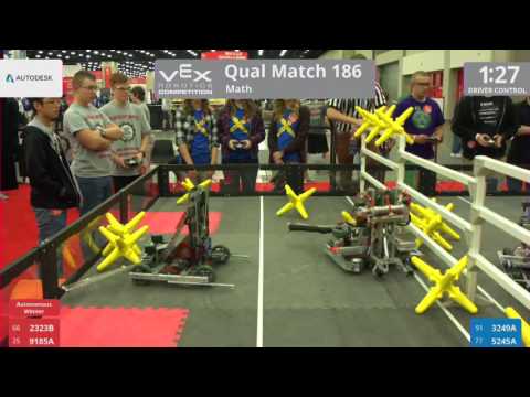 2017 VRC Math Q186 - 2323B 9185A vs 3249A 5245A - 29 to 18