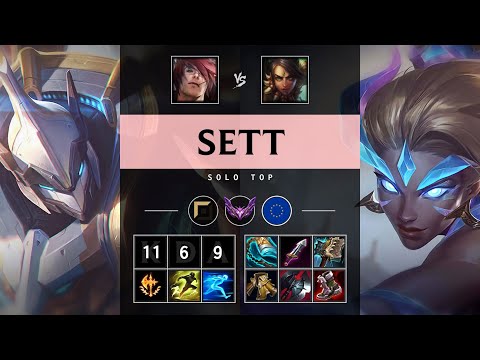 Sett Top vs Nidalee: Unstoppable - EUW Master Patch 25.S1.1