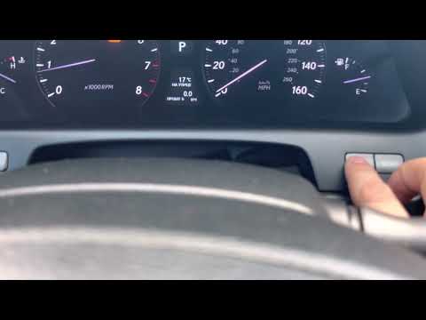 Лексус ls 460 Сброс индикатора замены масла