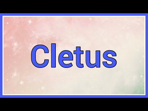 Cletus | Name Origin Meaning Variations