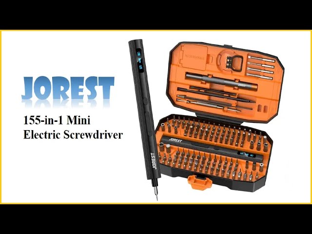 Vídeo relacionado con JOREST 152 en 1 set de Destornilladores de Precisión Magnéticos Profesionales, Kit de Reparación Portátil con Torx Triwing Bits para Macbook, PC,Switch, PS5, Gafas, Relojes, Laptop, Xbox