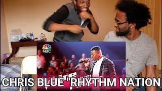 The Voice 2017 Chris Blue - Finale: &quot;Rhythm Nation&quot; (REACTION)