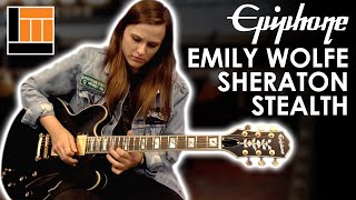 Video thumbnail for Epiphone Emily Wolfe Signature Sheraton Stealth [Product Demonstration] by Long & McQuade Musical Instruments
