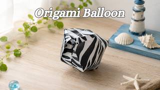 BALLOON 🎈| Easy Origami Tutorial | Step-by-Step Paper Folding