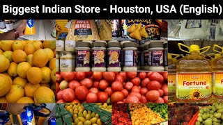 Biggest Indian Grocery Store (English) | America | Houston | Tour | World Food Warehouse | English