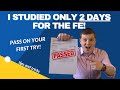 FE Exam Study Tips And Tricks