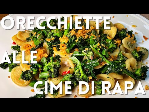 Why is this pasta called little EARS? - Orecchiette alle Cime di Rapa Easy Recipe from Puglia