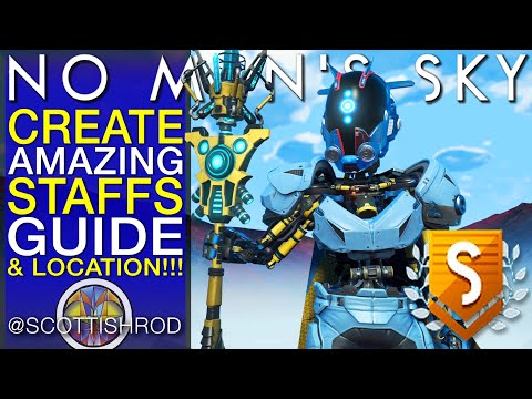 S Class Staff - Create Amazing Staff & Location - No Man's Sky Echoes Update - NMS Scottish Rod